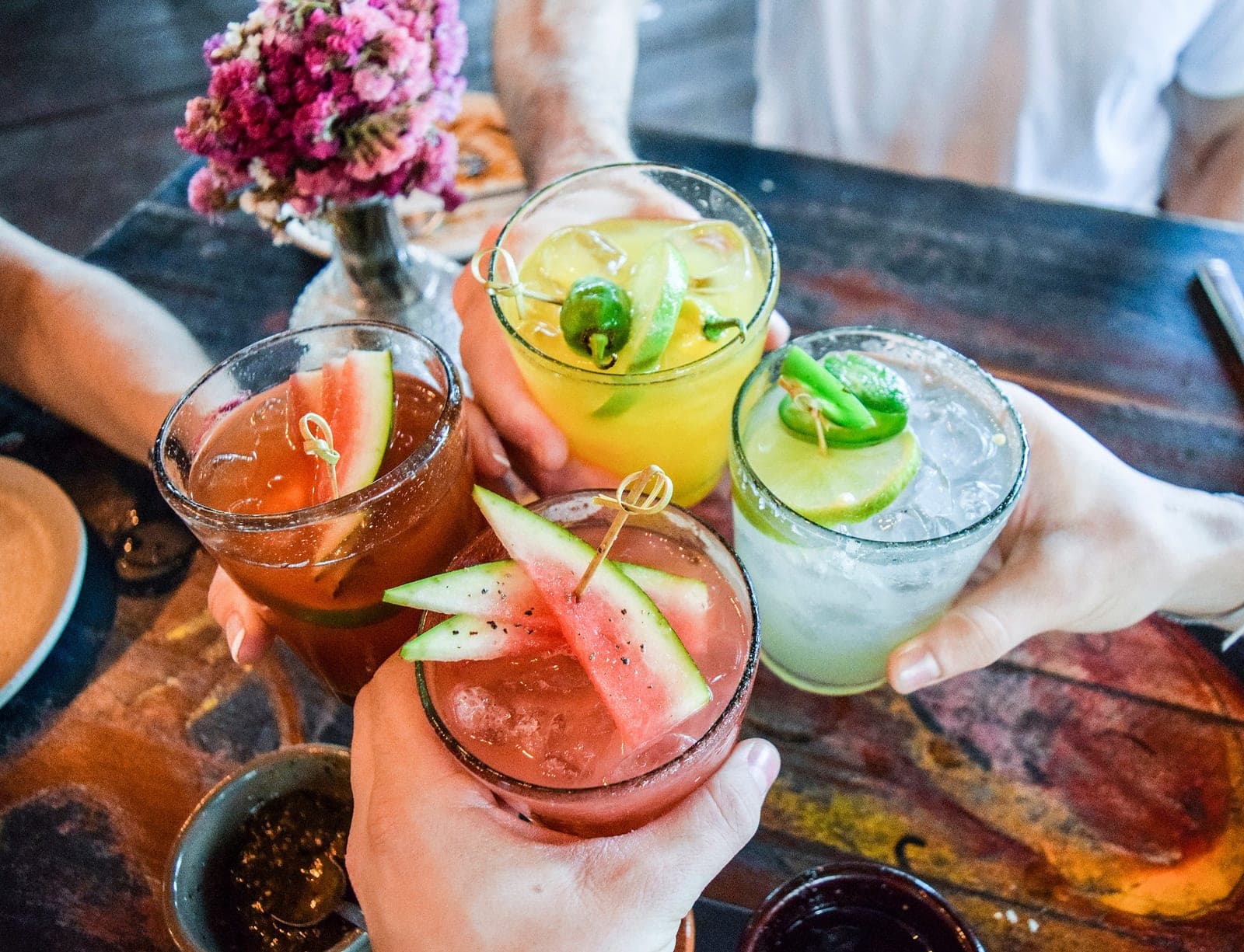 Santé ! Sans alcool, avec beaucoup de fruits